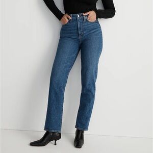 Madewell Curvy Perfect Vintage Straight Jean in Mayfield Wash